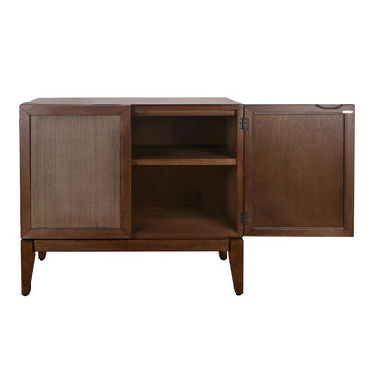 Deria 2-Door Cabinet - Walnut