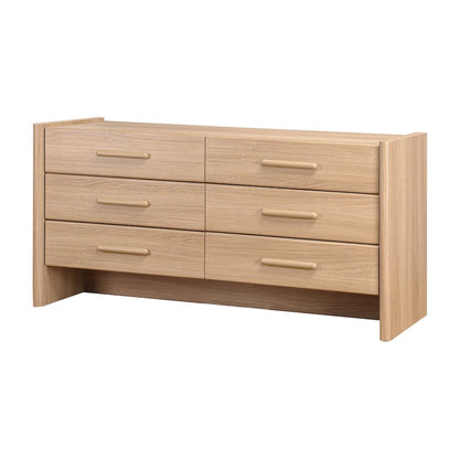 Fortville 6-Drawer Dresser - Light Oak