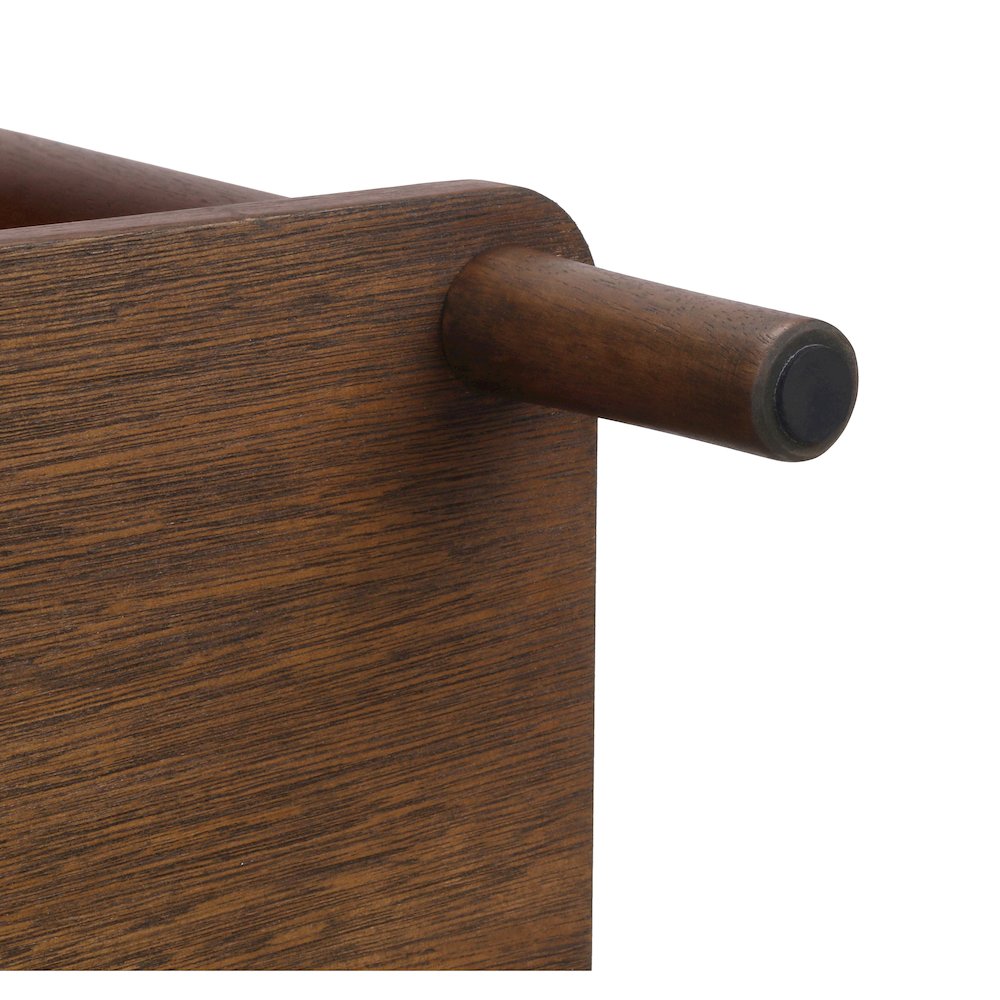 Romilda 1-Drawer Accent Table - Walnut