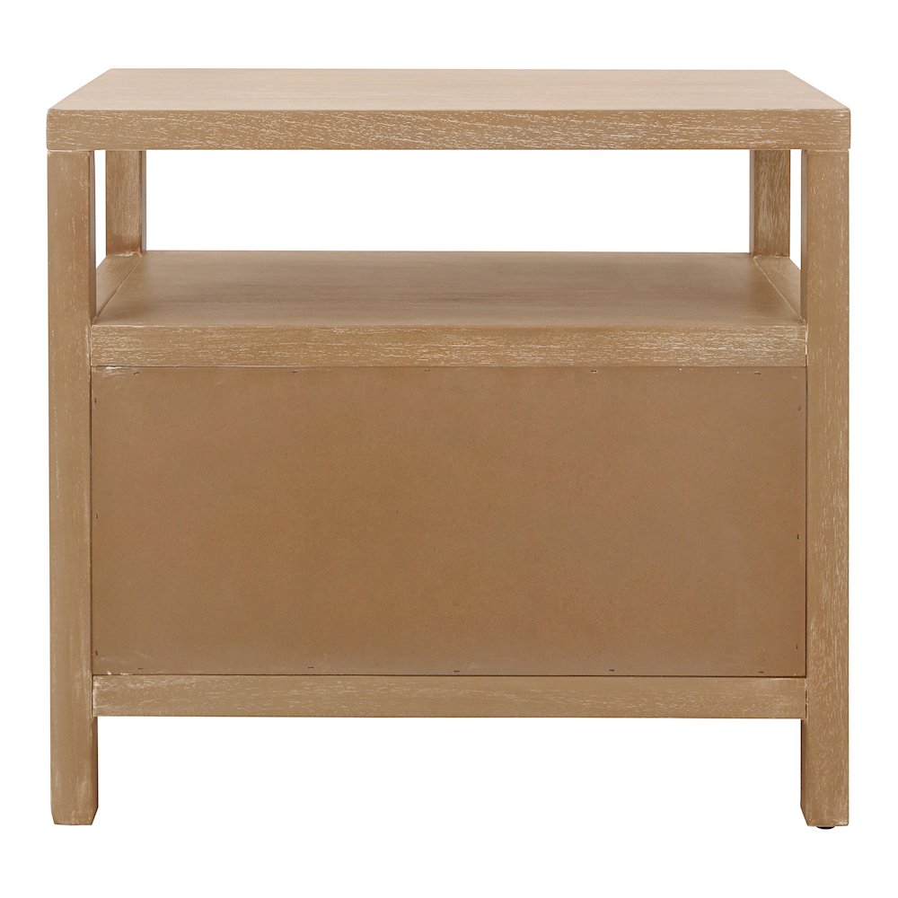 Terrena 2-Drawer Accent Table - Brushed Sand