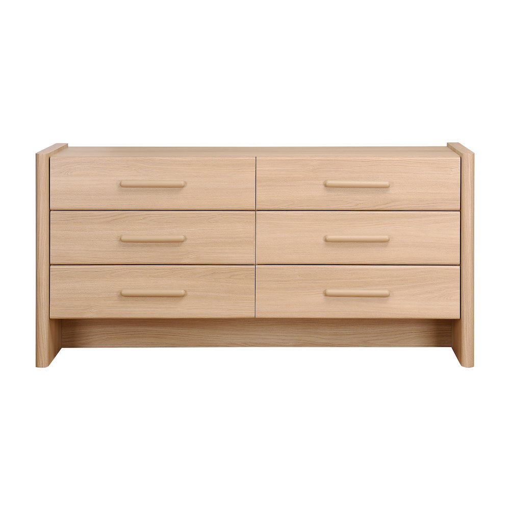 Fortville 6-Drawer Dresser - Light Oak