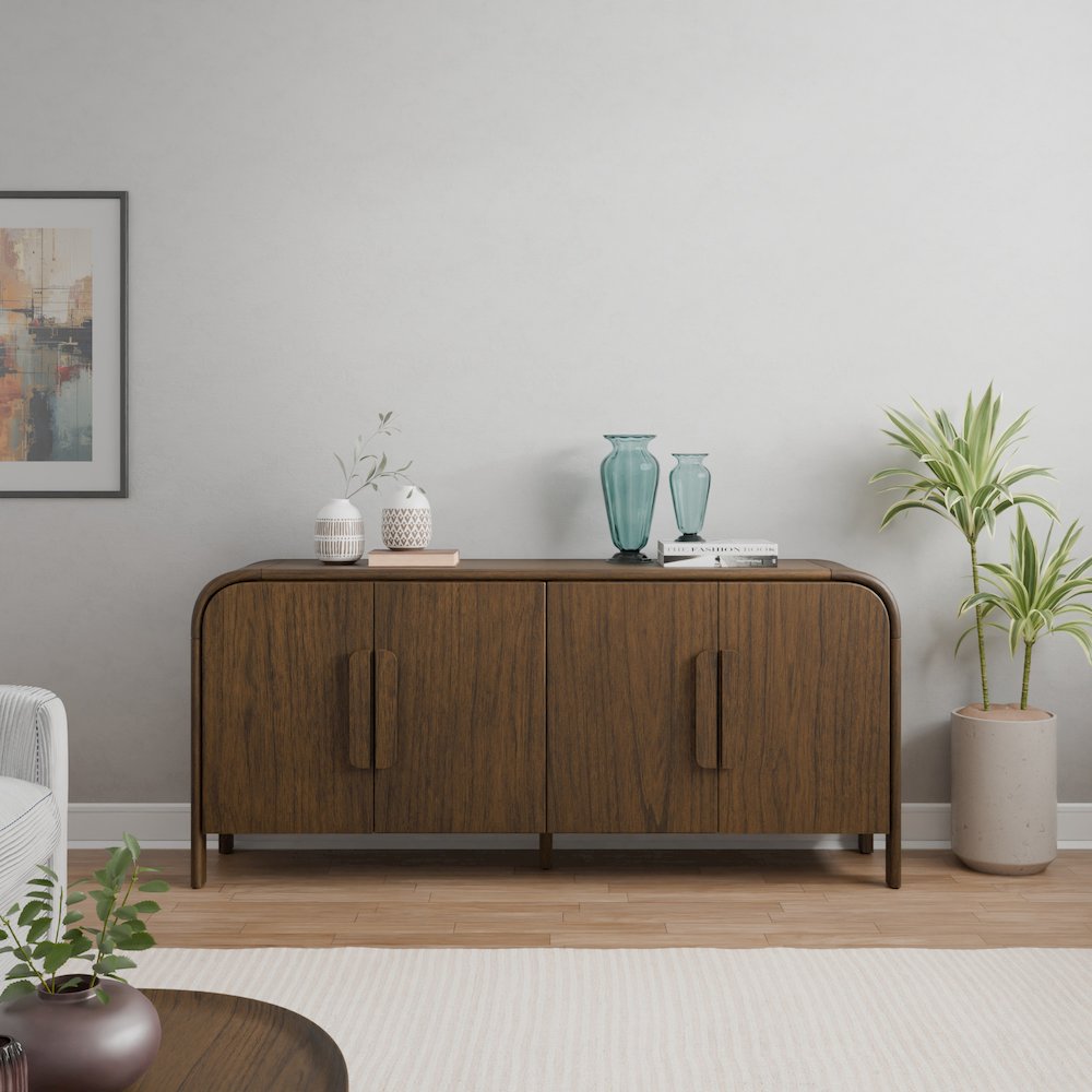 Serenia 4-Door Buffet - Walnut