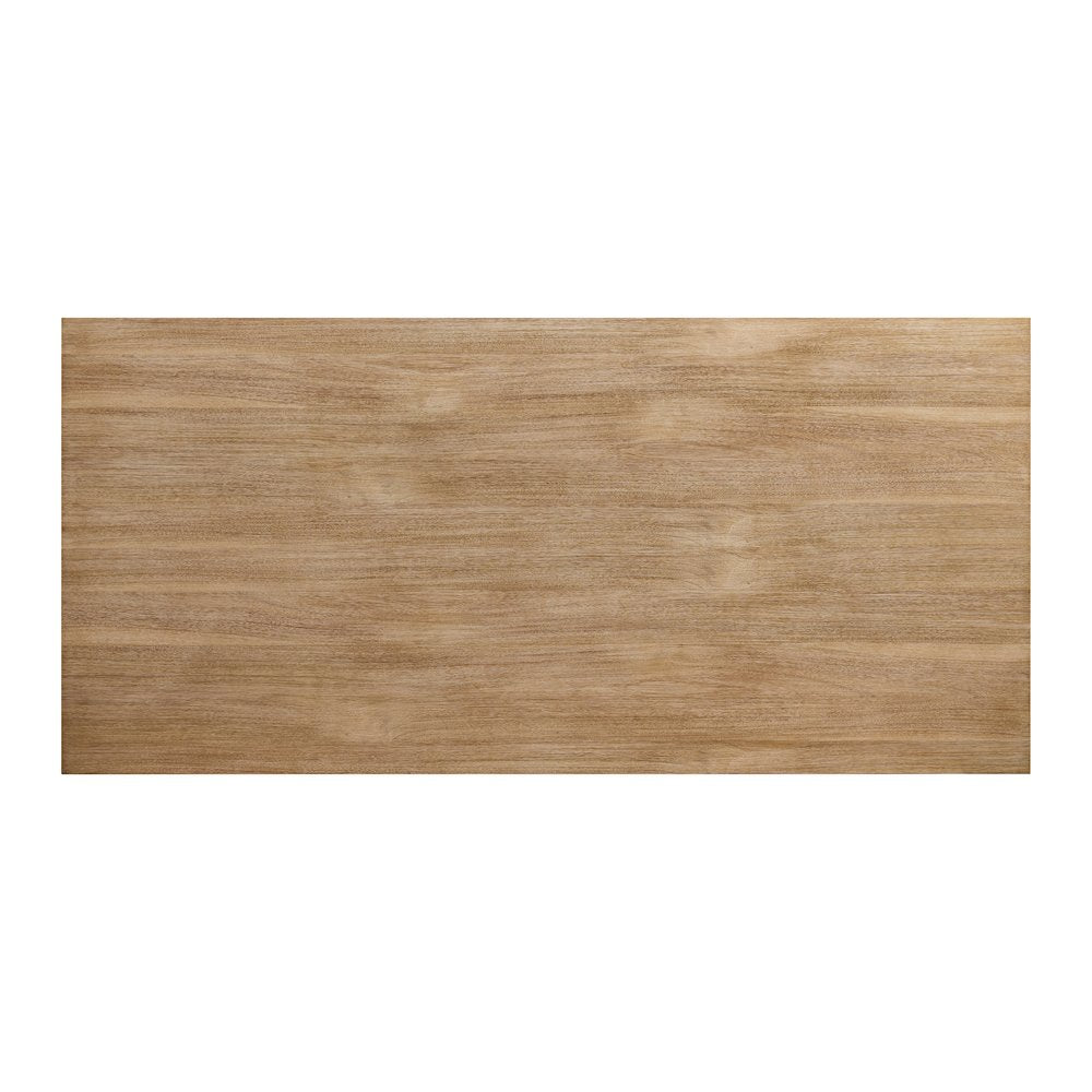 Zerano Cross Legs Dining Table - 84" - Brushed Smoke