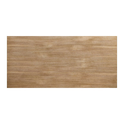 Zerano Cross Legs Dining Table - 84" - Brushed Smoke