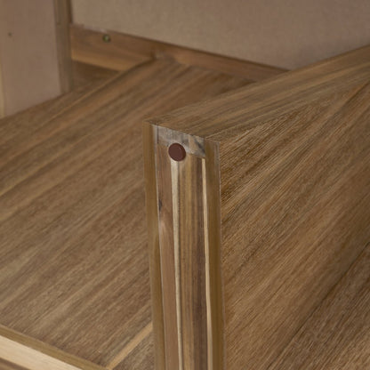 Zerano Cross Legs Dining Table - 84" - Brushed Smoke