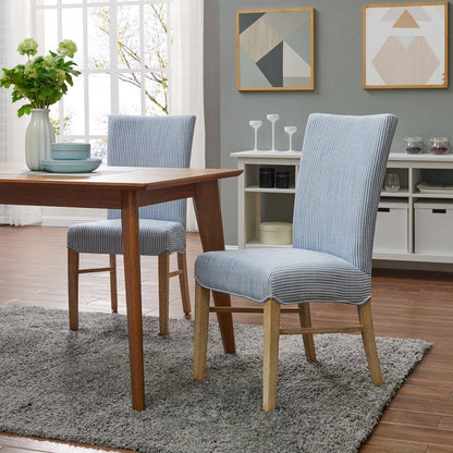 Milton Fabric Dining Side Chair, (Set of 2)