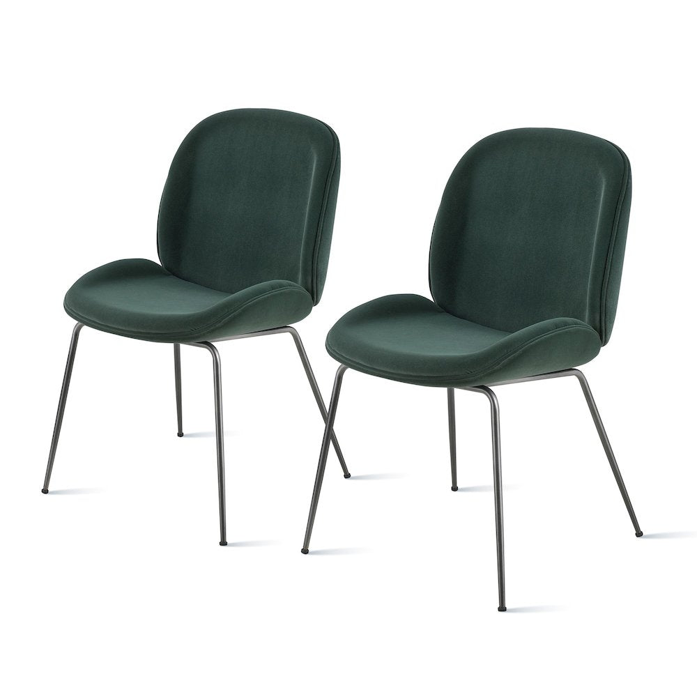 Lucy Velvet Dining Chair, (Set of 2)