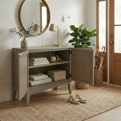 Deria 2-Door Cabinet - Sagewood