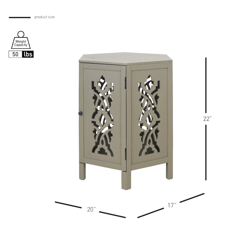 Seema Accent Table - Sage Green