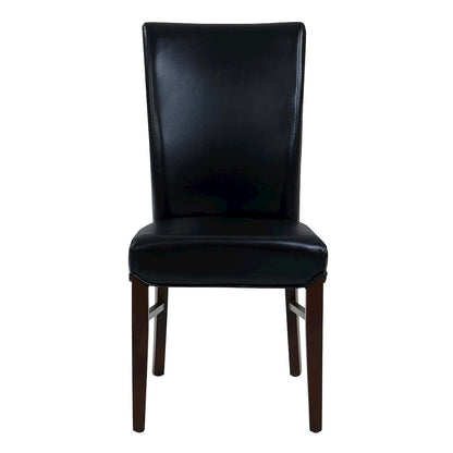 Milton Bonded Leather Dining Side Chair, (Set of 2)