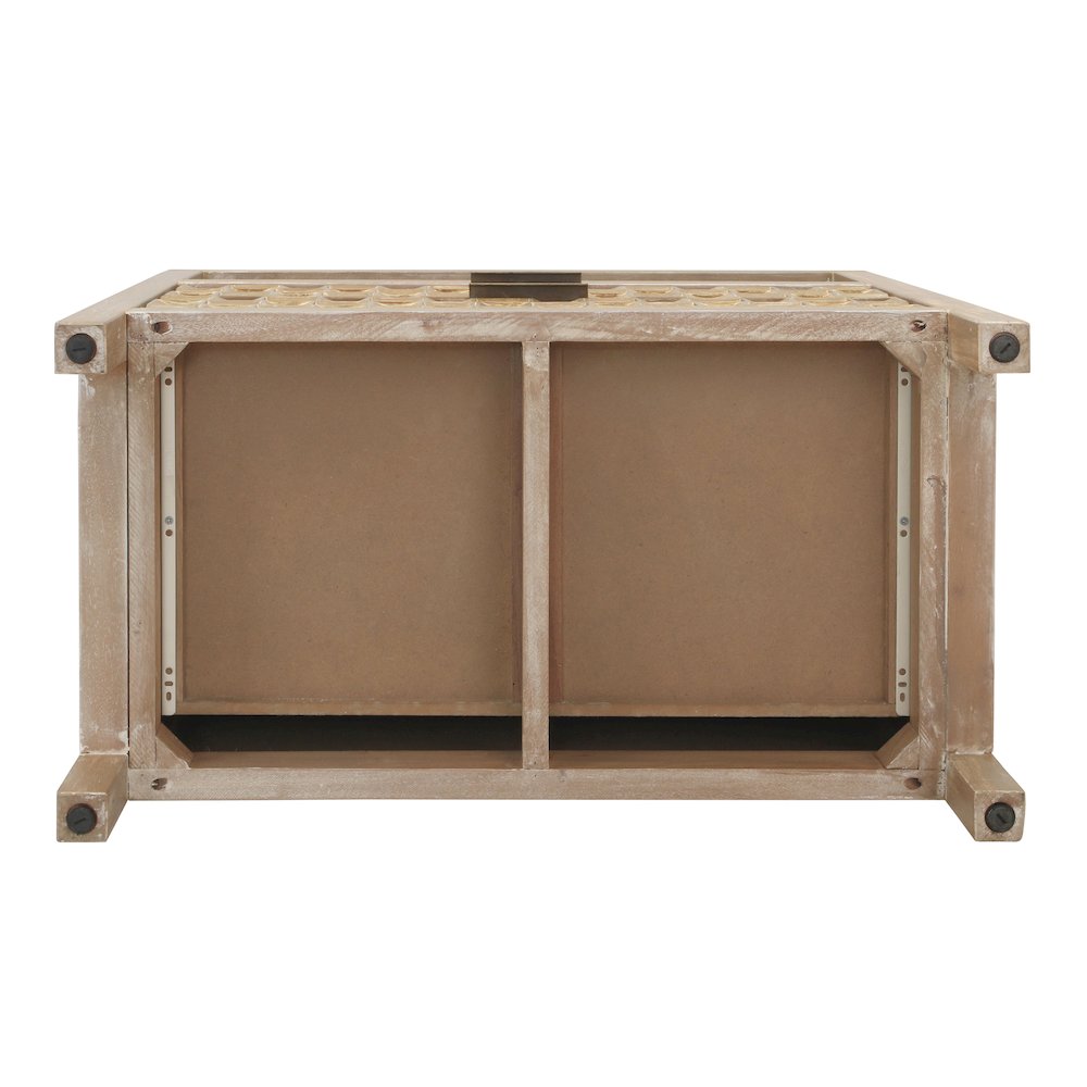 Terrena 2-Drawer Accent Table - Brushed Sand