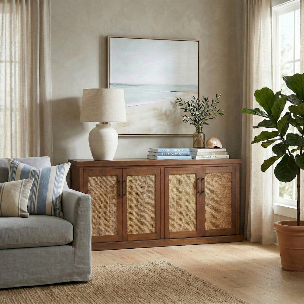 Armoni 4-Door Buffet - Walnut