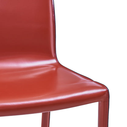 Gervin Recycled Leather Chair, (Set of 2)