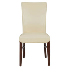 Bonded Leather Dining Chair,Set of 2, Cream