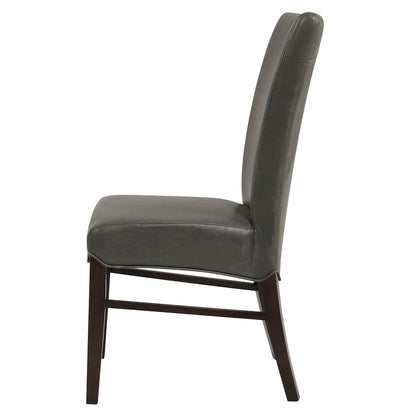 Milton Bonded Leather Chair, (Set of 2)