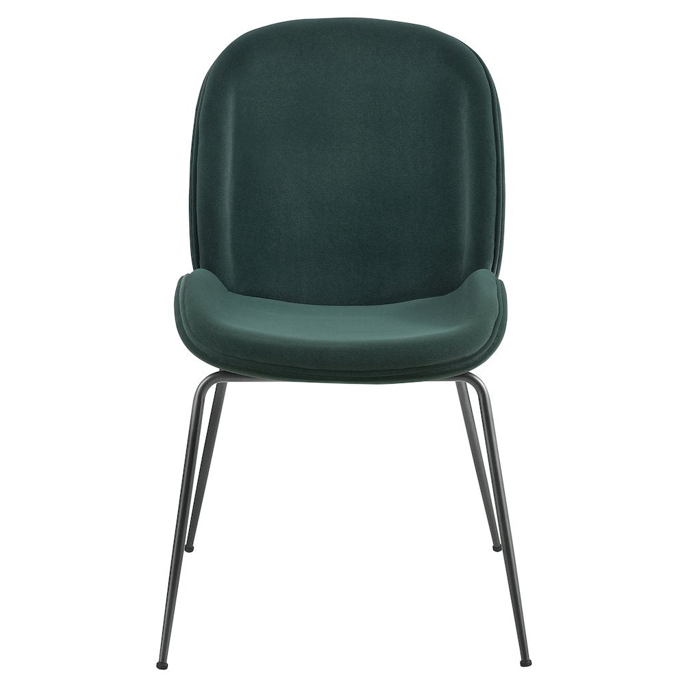 Lucy Velvet Dining Chair, (Set of 2)