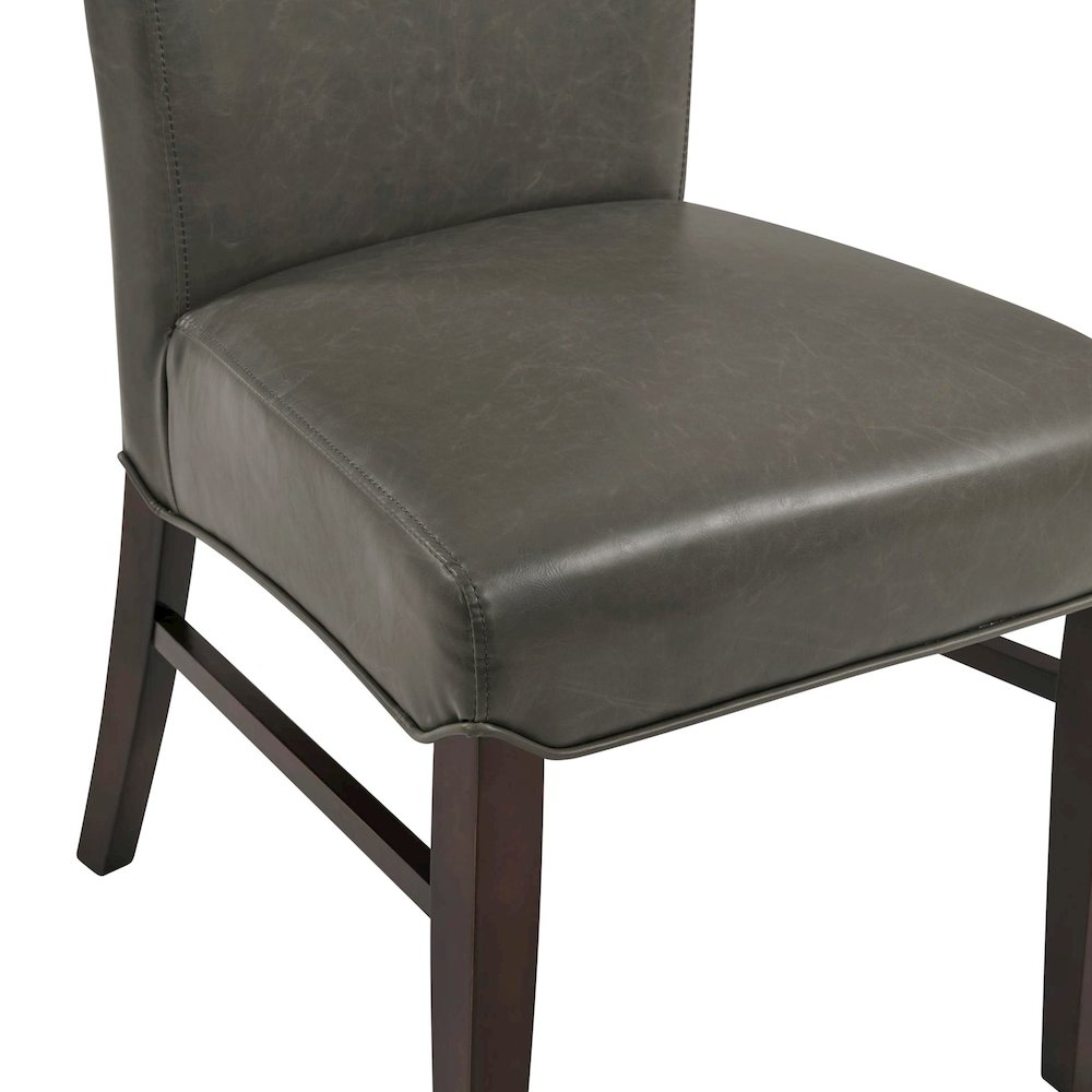 Milton Bonded Leather Chair, (Set of 2)