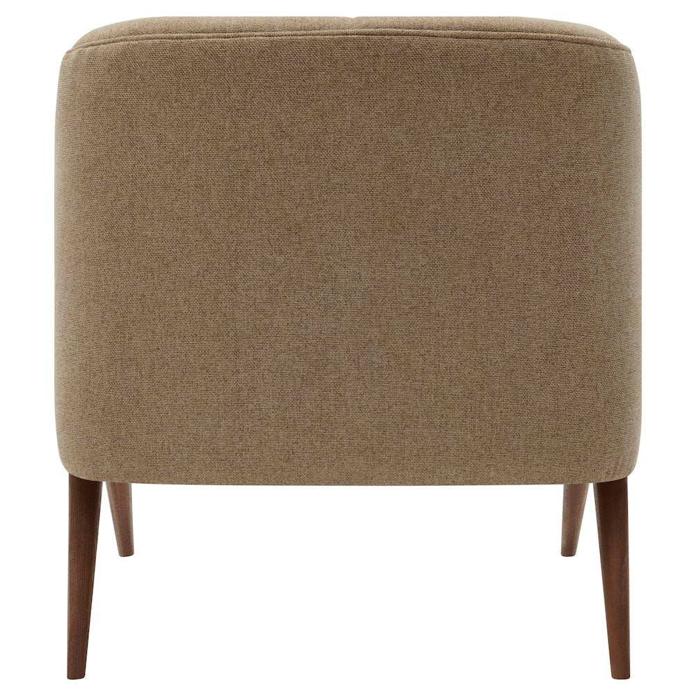 Florence Fabric Accent Chair Brown Legs