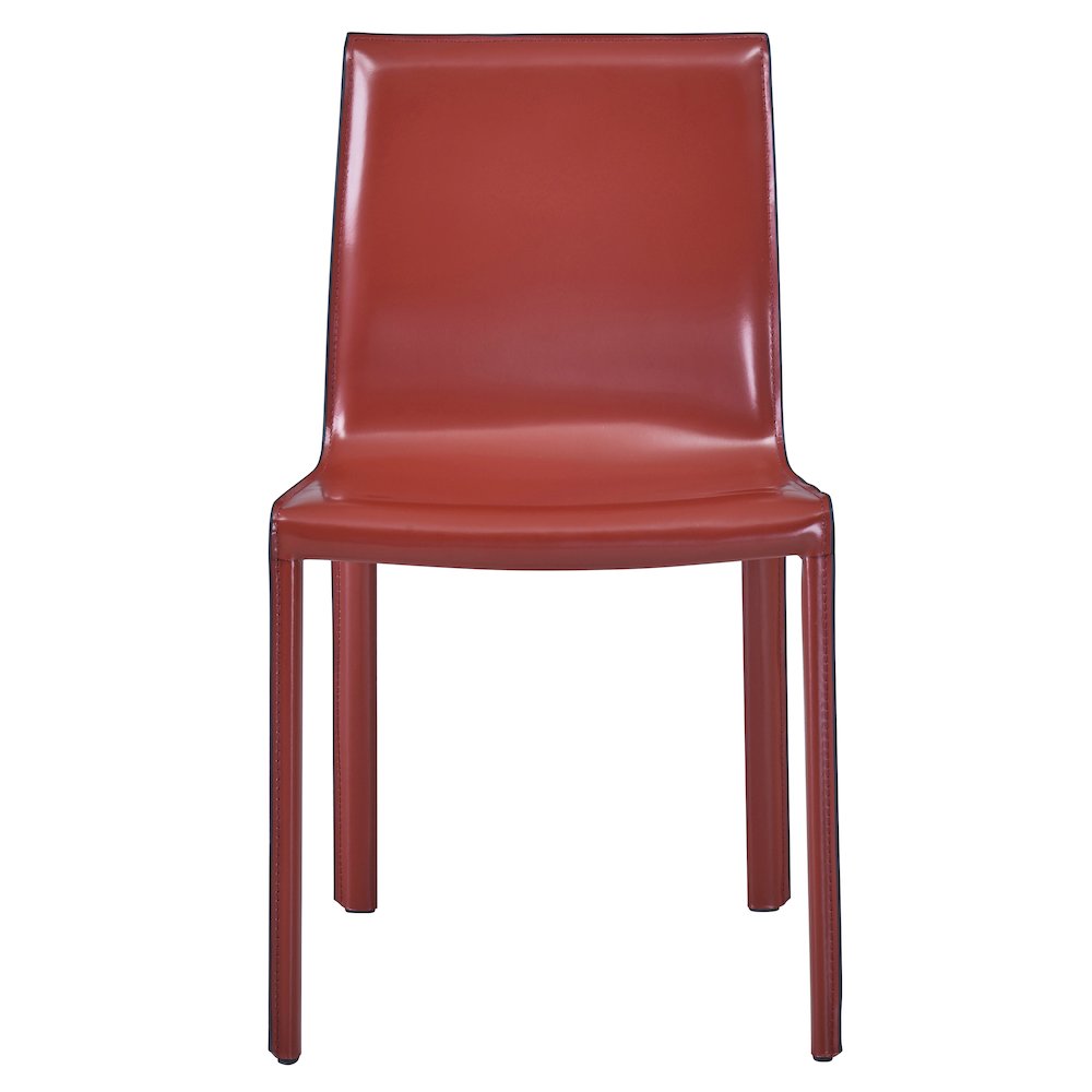 Gervin Recycled Leather Chair, (Set of 2)