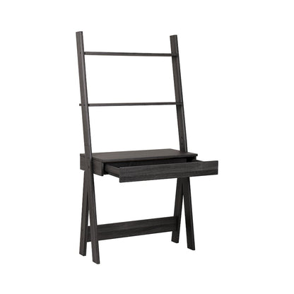 Reeve Stair Desk - 33"W x 15.5"D x 65"H - Charred Black