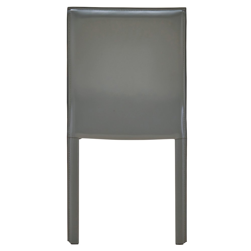 Gervin Recycled Leather Chair, (Set of 2)