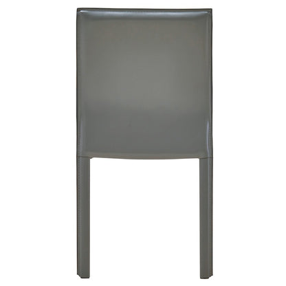Gervin Recycled Leather Chair, (Set of 2)