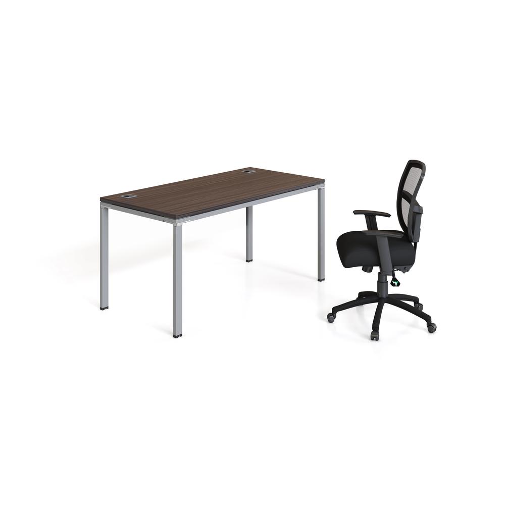 Single Desk, 66" X 30" Desk Top, Driftwood