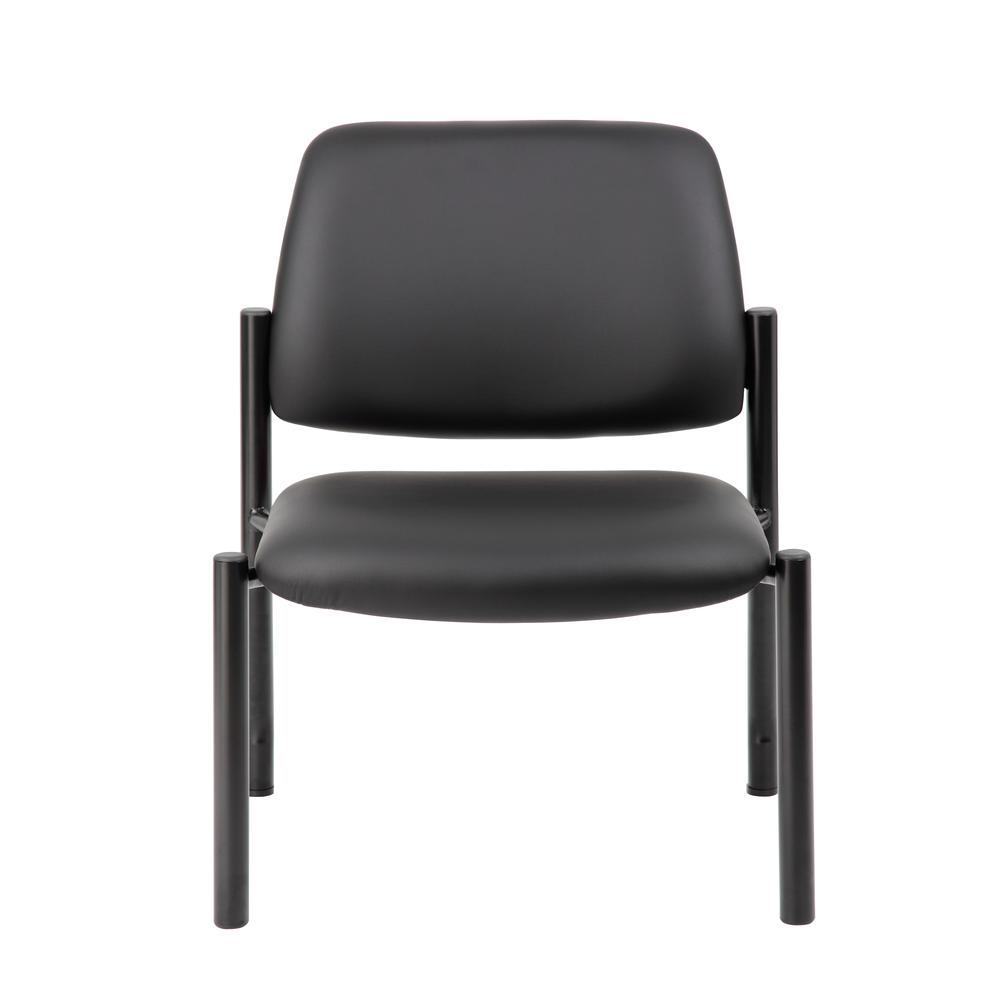 Boss Antimicrobial Armless Guest Chair, 400 lb. weight capacity