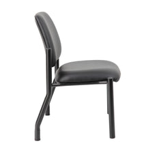 Boss Antimicrobial Armless Guest Chair, 400 lb. weight capacity