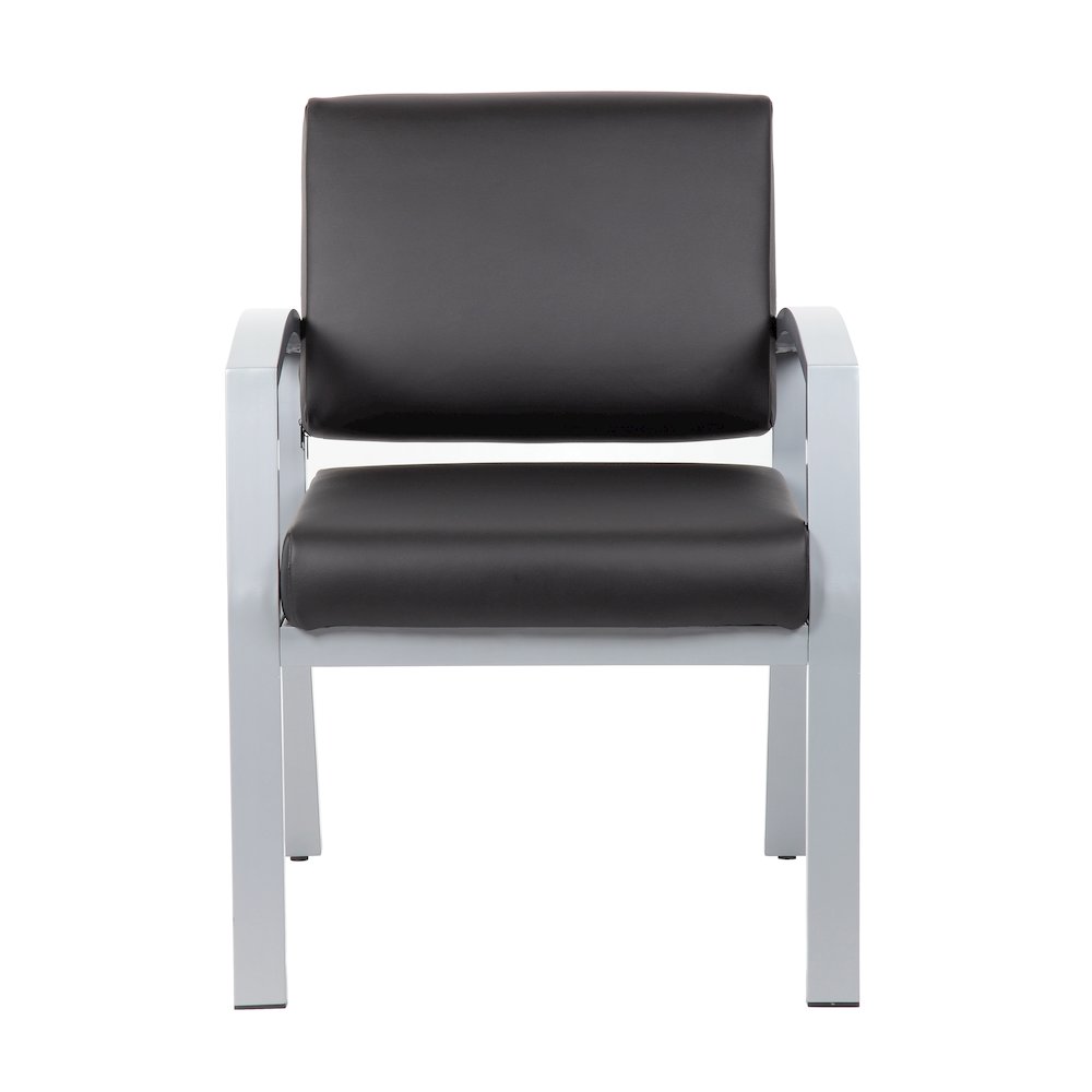 Boss Conrad Antimicrobial Guest/Reception Chair, Black