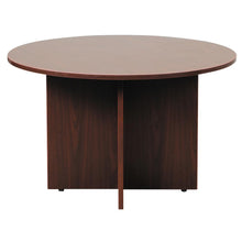 Boss 47" Round Table & 4 Boss Mesh 4-Legged Guest Chair with Casters