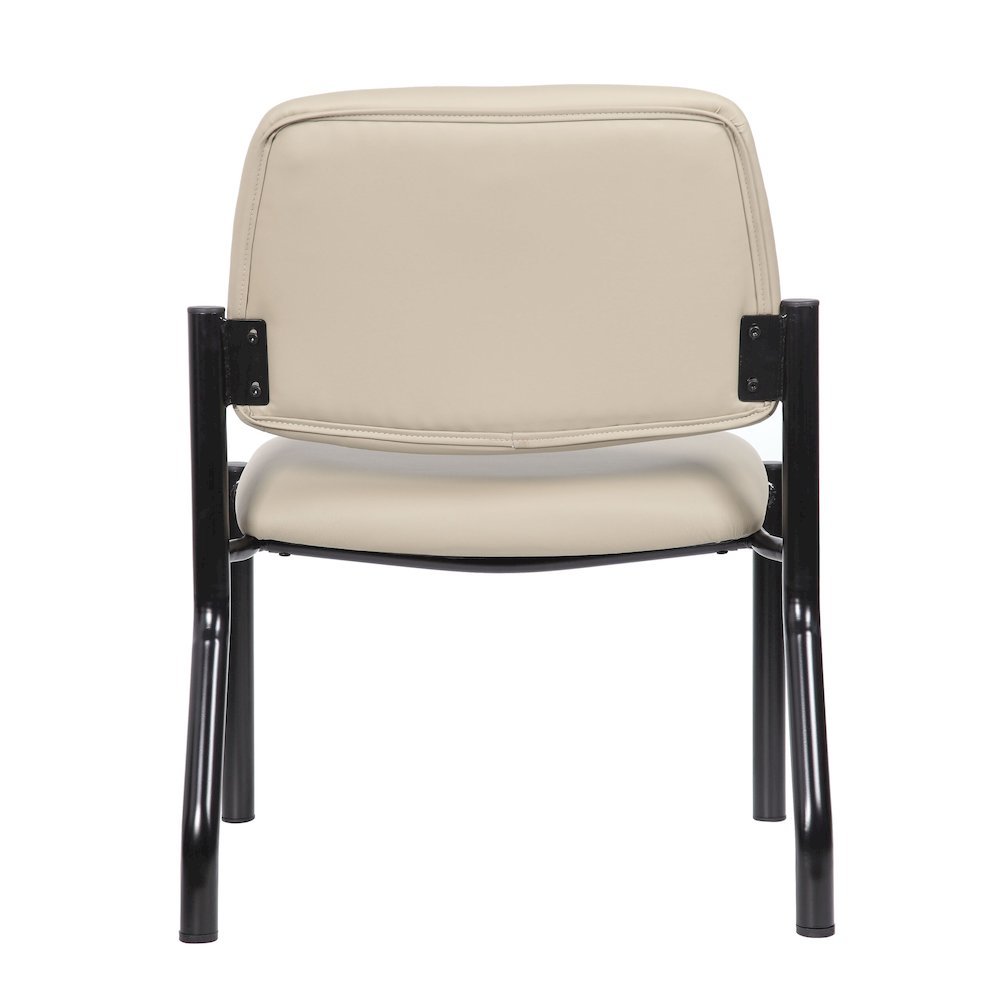 Boss Antimicrobial Armless Guest Chair, 400 lb. weight capacity