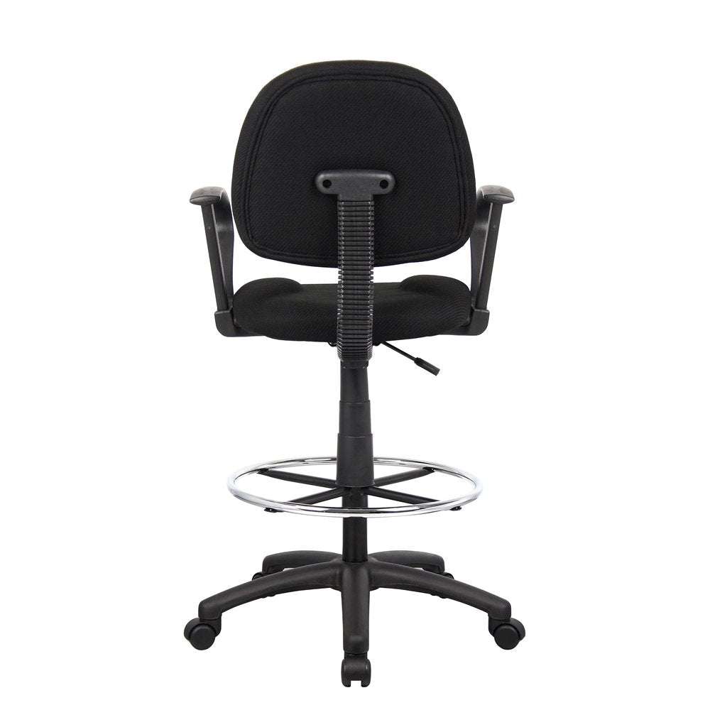 Boss Drafting Stool W/Footring And Loop Arms