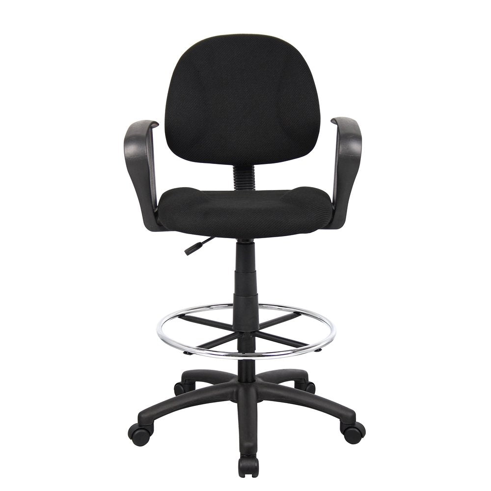 Boss Drafting Stool W/Footring And Loop Arms