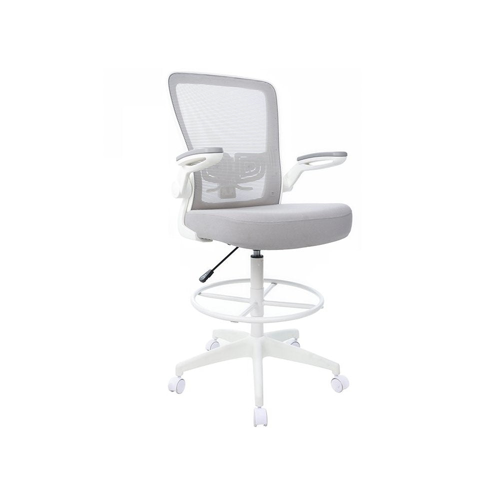 Boss Grey Mesh, Flip Arm, Stool