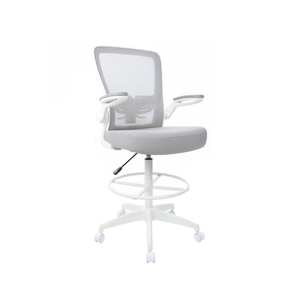 Boss Grey Mesh, Flip Arm, Stool