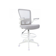 Boss Grey Mesh, Flip Arm, Stool