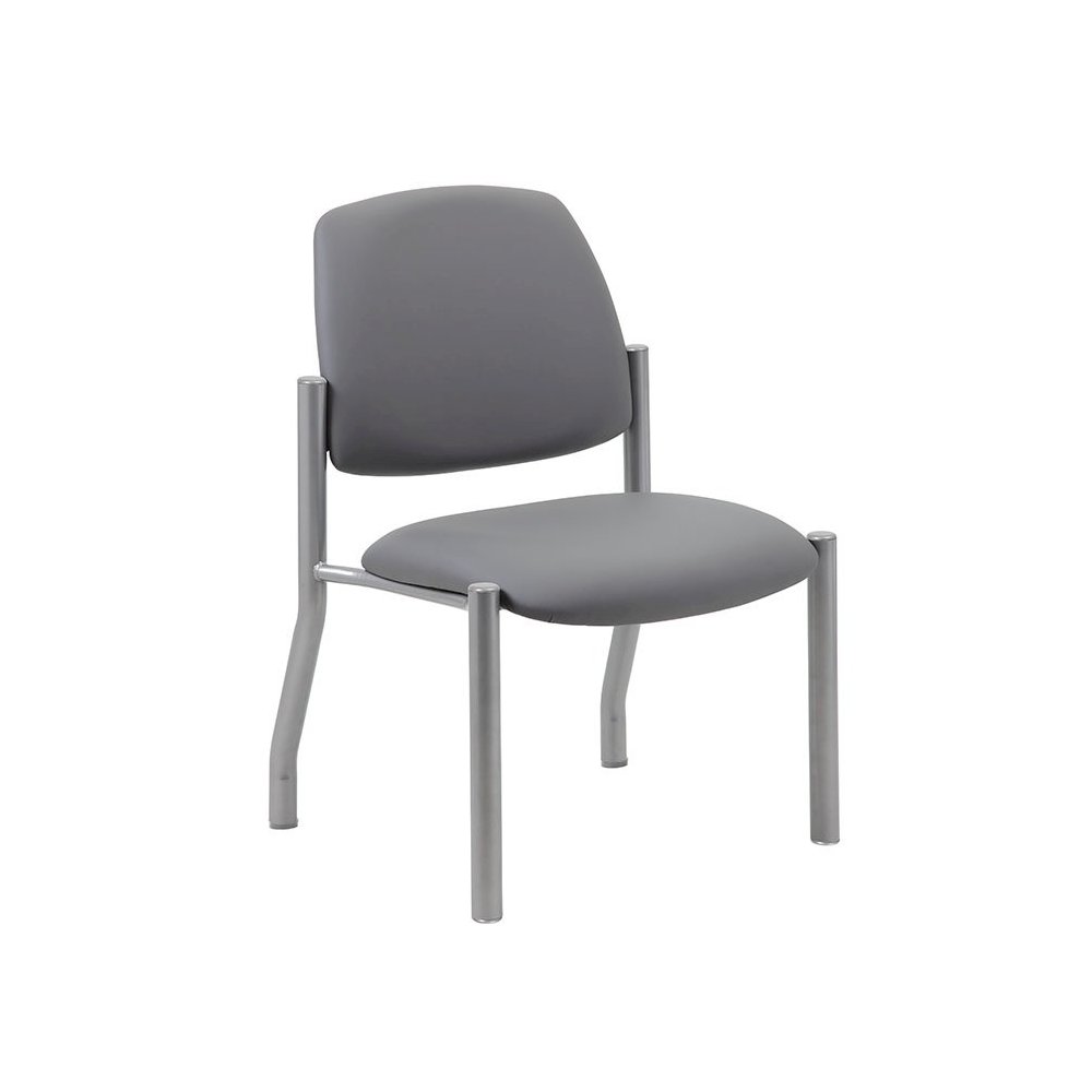 Boss Armless Guest Chair, 300 lb. weight capacity