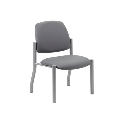 Boss Armless Guest Chair, 300 lb. weight capacity