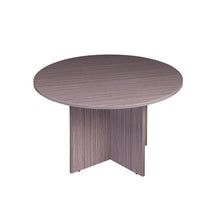 Boss 42" Round Table & 4 Boss Square Back  Diamond Stacking Chair W/Arm
