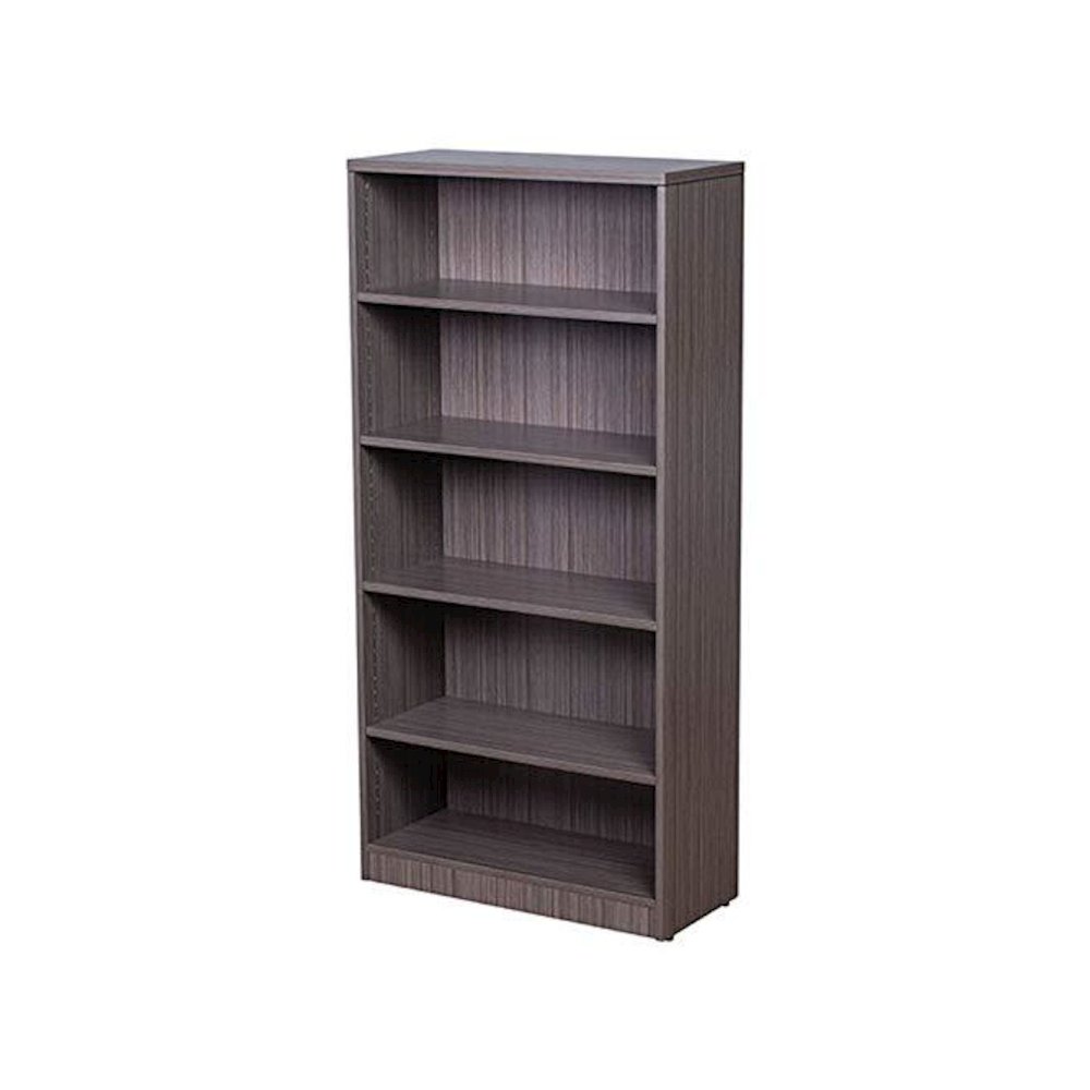 Boss Bookcase, 31W X14D X 65.5H Driftwood