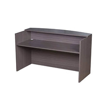 Boss Reception Desk, 71W X 30/36D X 42H, Driftwood