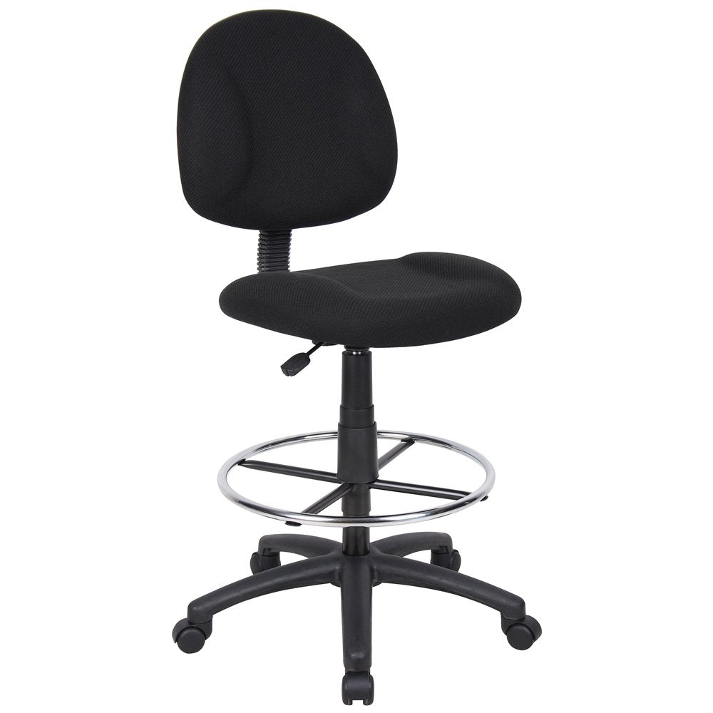 Boss Drafting Stool (B315-Bk) W/Footring