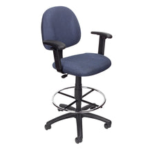 Boss Drafting Stool (B315-Be) W/Footring And Adjustable Arms