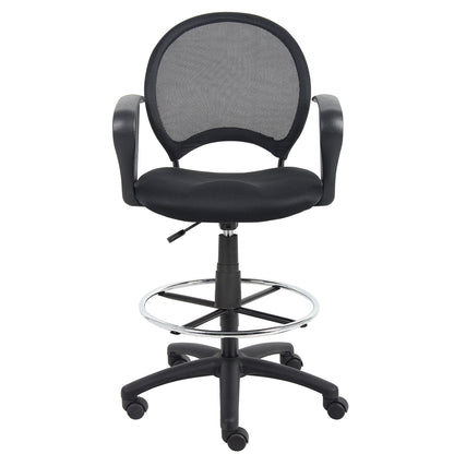 Boss Mesh Drafting Stool W/ Loop Arms
