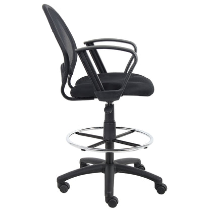 Boss Mesh Drafting Stool W/ Loop Arms