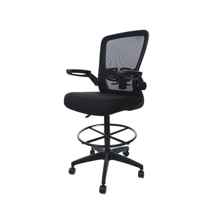 Boss Black Mesh, Flip Arm, Stool