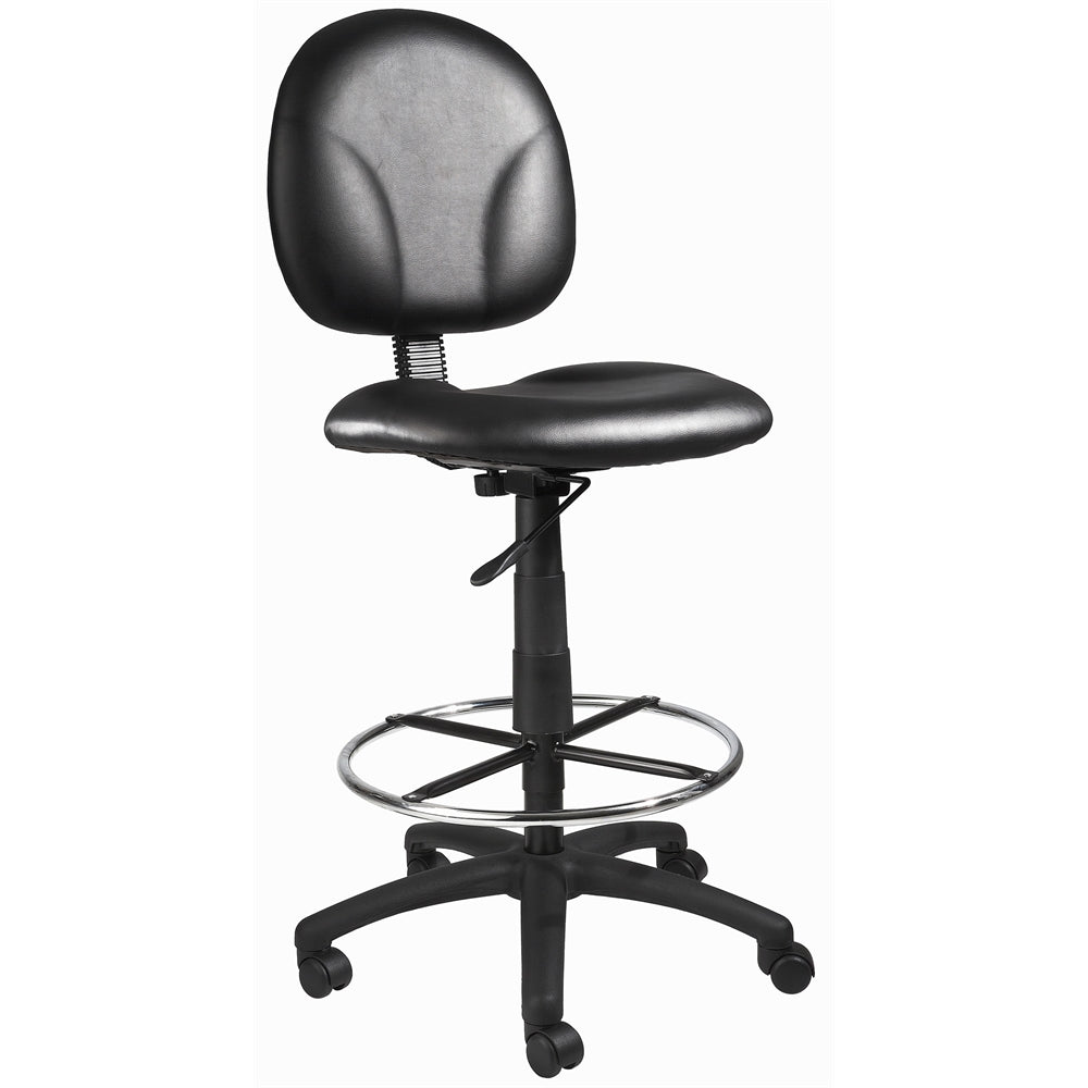 Boss Black Caressoft Drafting Stools W/Footring