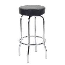 29" Chrome/Black Stool