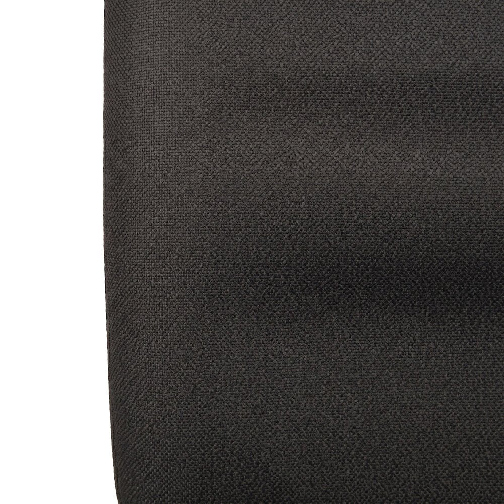 Bison Office Fabric Task Chair with Multi-Function Nylon Caster Base, Black